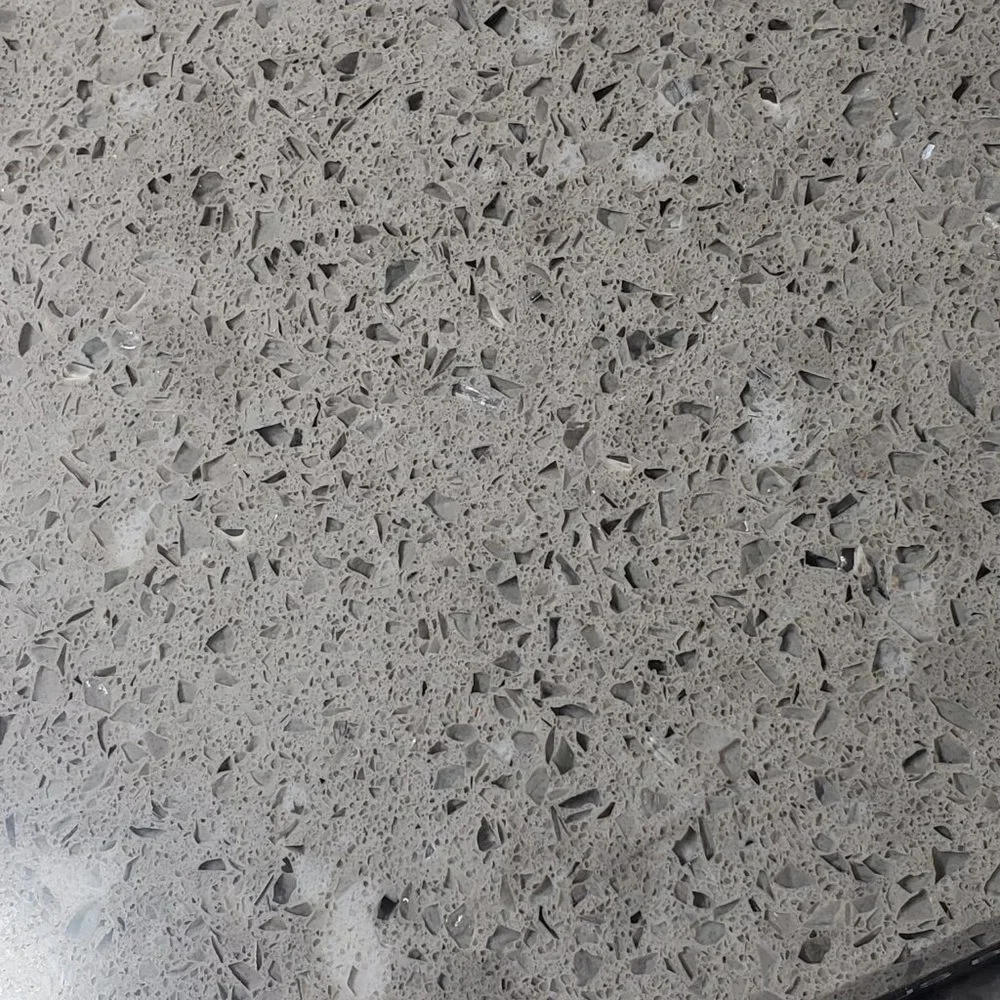 Quartz Stone Cutting Board cheese sushi charcuterie tray 5x10 gray sparkle